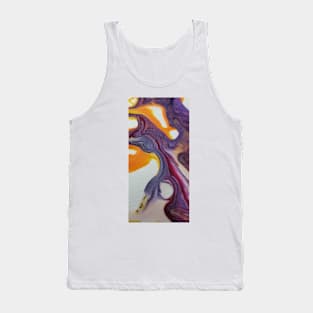 Purple paint pour Tank Top